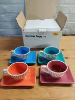 Espressotasjes (4 stuks), Overige materialen, Nieuw, Ophalen of Verzenden, Overige stijlen
