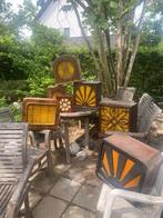 Oude houten radio decoratie - met of zonder inhoud, Ophalen, Radio