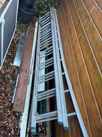 Aluminium ladder 3 x 10 sporten, Doe-het-zelf en Bouw, Ladders en Trappen, Ophalen, Zo goed als nieuw, Ladder
