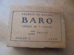 Ancienne boite à cigares vide en bois BARO Baelen Leuze, Utilisé, Enlèvement ou Envoi