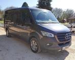 Mercedes-Benz Sprinter 319 VS30 V6 37 3.5t wielaandrijving, Auto's, Bestelwagens en Lichte vracht, Automaat, USB, Zwart, Diesel