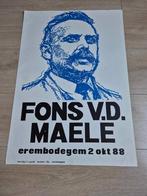 Affiche Alfons Van de Maele 1988, Verzamelen, Posters, Ophalen of Verzenden
