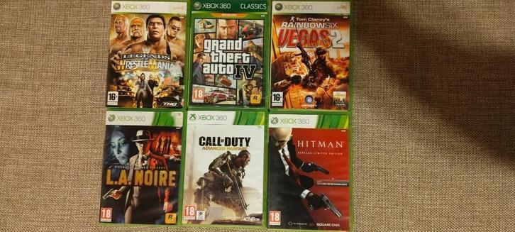 XBOX 360 - pakket met 10 games., Games en Spelcomputers, Games | Xbox 360, Online, Ophalen