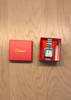 Cartier Santos horloge, Handtassen en Accessoires, Overige merken, Staal, Staal, Polshorloge