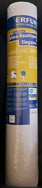 7 rollen wandbehang vlies "Rauhfaser", Huis en Inrichting, Stoffering | Behang, Ophalen