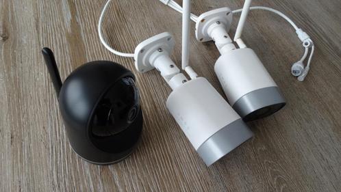 Compleet huisalarm (sim) + Tag/ sensoren incl. 3 camera's, Doe-het-zelf en Bouw, Alarmsystemen, Zo goed als nieuw, Compleet systeem