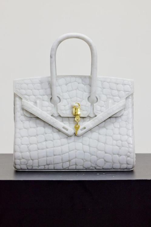 Hermes Croco Marble bag by Phantom art, Antiek en Kunst, Kunst | Overige Kunst, Ophalen of Verzenden