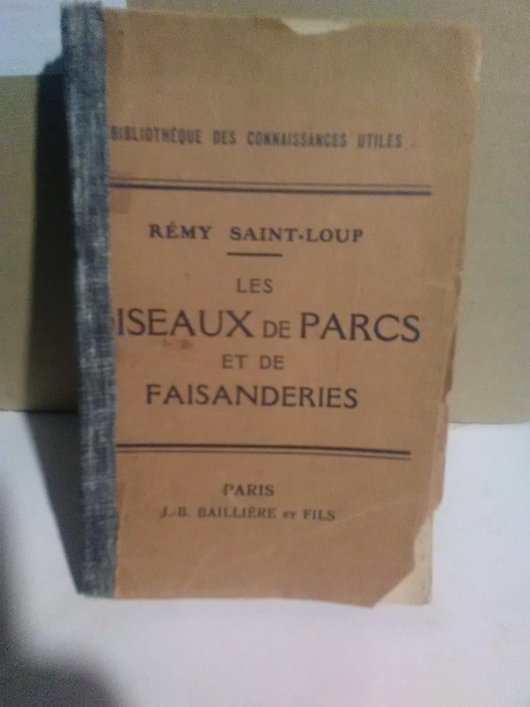 Ancien livre sur les oiseaux ' Rémy st loup 1896, Livres, Enlèvement ou Envoi, Utilisé, Remy st loup