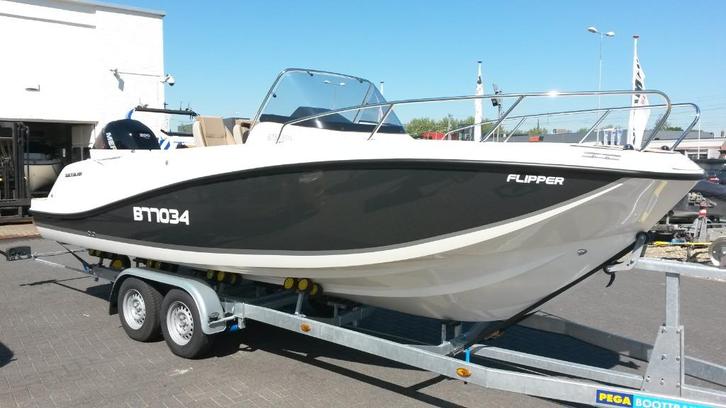 Quicksilver 675 Open met maar 136 uren !, Watersport en Boten, Speedboten, Zo goed als nieuw, 6 meter of meer, Benzine, 120 tot 200 pk