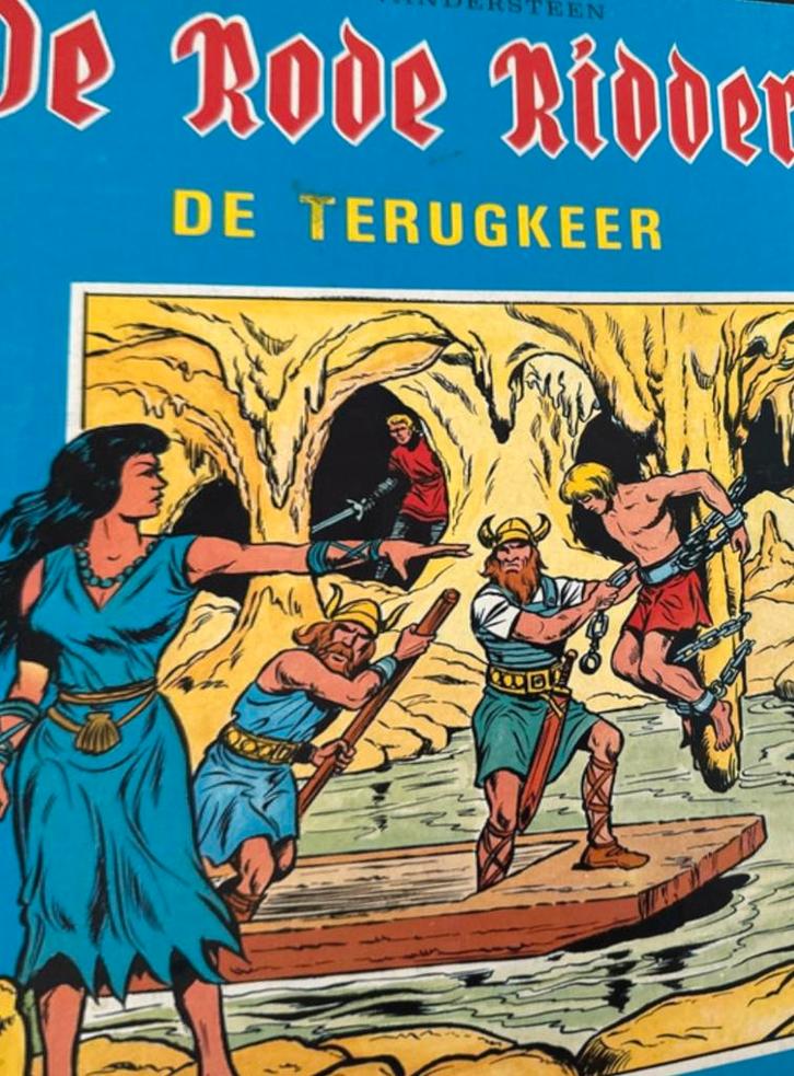 De terugkeer - De rode ridder 1971, Boeken, Stripverhalen, Gelezen, Ophalen of Verzenden