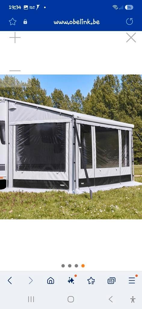 Thule voortent met rekkers., Caravans en Kamperen, Voortenten en Luifels, Ophalen
