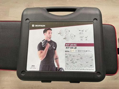 Te koop: Halterset voor krachttraining 20 kg - CORESTRENGTH, Sports & Fitness, Équipement de fitness, Comme neuf, Set d’haltères