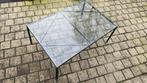 Table basse de salon avec plateau en verre, Ophalen, Glas