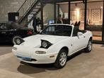 Mazda MX-5 1.6i 16v NA | Top | Nieuw dak, banden & dorpels, Auto's, Zwart, 4 cilinders, Cabriolet, Wit