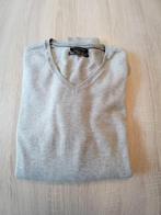 Pulls colle en V gris clair/moyen Massimo Dutti en cahemire, Ophalen, Maat 48/50 (M), Zo goed als nieuw, Massimo Dutti