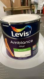 Levis  Ambiance mur extra mat kleur Eierschaal 2,5 Liter, Bricolage & Construction, Moins de 5 litres, Peinture, Enlèvement ou Envoi