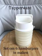 Tupperware kompleet set om hamburgers te maken 13 foto's., Comme neuf, Autres types, Envoi, Blanc