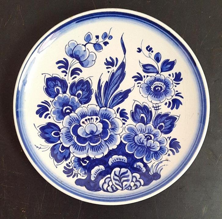 Decoratief bord Delfts Blauw diameter 14 cm, Antiek en Kunst, Antiek | Keramiek en Aardewerk, Ophalen