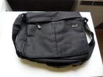 schooltas met flap en verstelbare riem, 30 tot 40 cm, Zwart, Nieuw, Ophalen of Verzenden