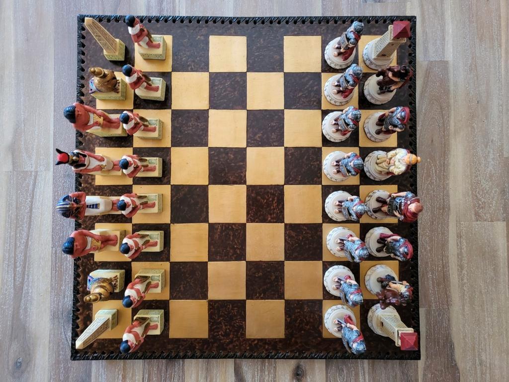 Larry Belmont kussen Mechanica ② Prachtig uniek schaakspel — Gezelschapsspellen | Bordspellen — 2dehands
