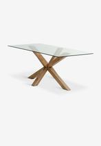 Eettafel glazen JYSK, Ophalen, Zo goed als nieuw