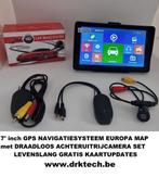 7' inch Auto GPS Navigatie met Draadloos Achteruitrijcamera, Ophalen of Verzenden, Draadloos, Nieuw