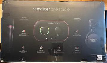 Focusrite Vocaster One Studio podcast set nieuw beschikbaar voor biedingen