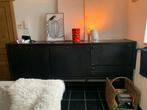 Vintage buffetkast zwart stijl Brutalisme jaren 70, Ophalen, Gebruikt, Brutalisme
