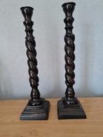 2 pieds de lampe en métal., Ophalen of Verzenden, Gebruikt, Metaal, Minder dan 50 cm
