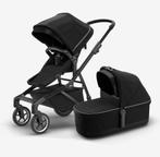 Thule sleek met bassinet en zitje, Kinderen en Baby's, Gebruikt, Verstelbare duwstang, Combiwagen, Ophalen