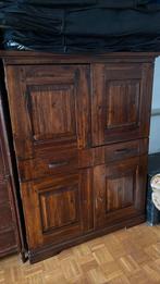 Armoire vintage en bois massif, Antiquités & Art, Enlèvement
