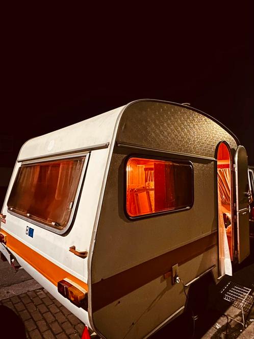 Vintage Retro Caravan Wilk CI Sport 3 personen 650kg MMA, Caravans en Kamperen, Caravans, Particulier, tot en met 3, 500 - 750 kg