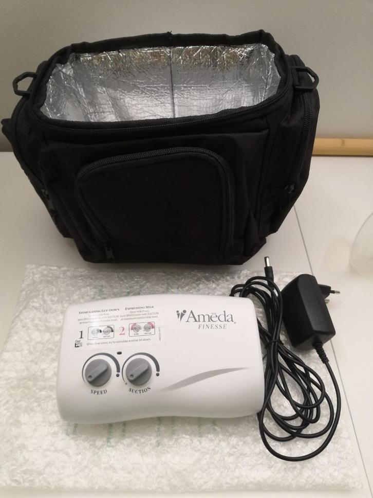 Kolf apparaat Ameda Finesse en accessoires, Elektronische apparatuur, Persoonlijke Verzorgingsapparatuur, Zo goed als nieuw, Ophalen