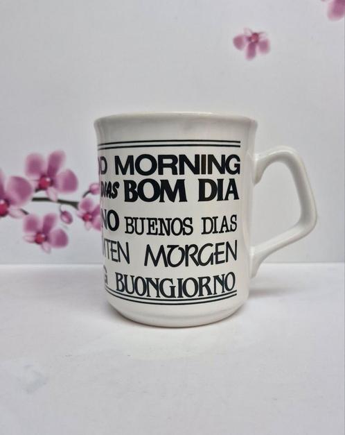 ☕️ Goede Morgen Mok ☕️, Huis en Inrichting, Keuken | Servies, Zo goed als nieuw, Kop(pen) en/of Schotel(s), Overige stijlen, Porselein