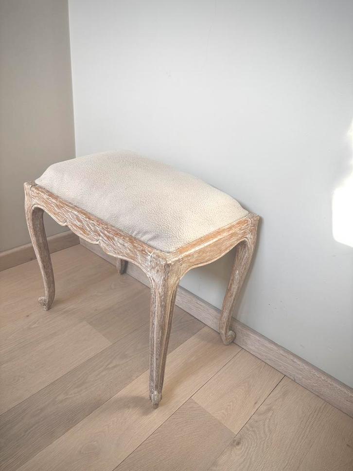 Eiken bankje, Huis en Inrichting, Zetels | Voetbanken en poefs, Hout, Ophalen