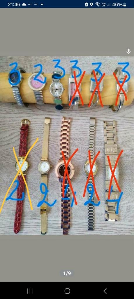 Grote keuze aan horloges voor dames, Handtassen en Accessoires, Horloges | Dames, Gebruikt, Polshorloge, Overige materialen, Overige materialen