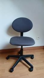 Chaise de bureau à roulettes, Gris, Comme neuf, Enlèvement, Chaise de bureau