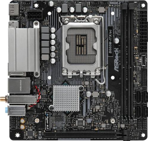 ASRock B660M-ITX/AC Socket 1700, Computers en Software, Moederborden, Gebruikt, Intel, DDR4, Ophalen of Verzenden