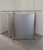 Superbe comptoir de magasin ou bar Design de qualité en méta, Enlèvement, Comme neuf, Verre