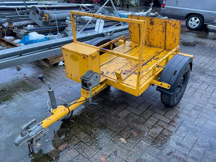 Machinetransporter, Auto diversen, Aanhangers en Bagagewagens, Gebruikt