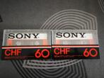 2 X Sony CHF 60 uit 1978 in verpakking, Ophalen of Verzenden, Nieuw in verpakking, 2 t/m 25 bandjes, Onbespeeld
