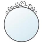 Mooie spiegel, Huis en Inrichting, Woonaccessoires | Spiegels, Ophalen, Rond, Zo goed als nieuw, Minder dan 100 cm