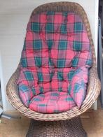retro rieten zetel, Huis en Inrichting, Zetels | Zetels, Ophalen, Gebruikt, Riet of Rotan