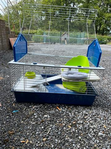 Clapier d'interieur lapin, 75 à 110 cm, Cage, Enlèvement, Utilisé