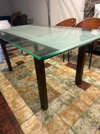 Moderne glazen tafels, Huis en Inrichting, Tafels | Eettafels, Ophalen, Gebruikt, Glas, Moderne