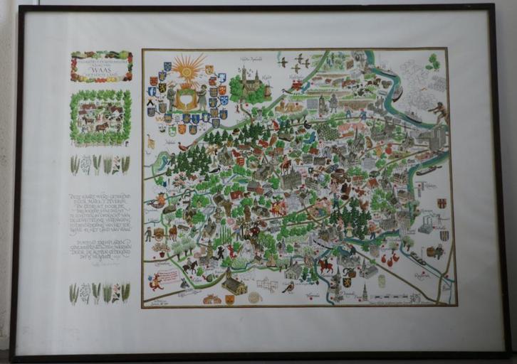 Mark F. Severin (1906 - 1987) - Waasland, Boeken, Atlassen en Landkaarten, Ophalen of Verzenden