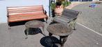 antieke ijzeren tuinmeubels, Tuin en Terras, Ophalen, Gebruikt