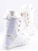 38 EU snowboard schoenen THIRTYTWO LASHED, white/gold, Verzenden, Gebruikt, Schoenen
