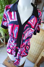 leuk abstract kleurvol T-shirt blouse, Mayerline, Overige kleuren, Maat 42/44 (L), Ophalen of Verzenden