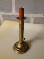 Bougeoir ancien en cuivre, Enlèvement ou Envoi